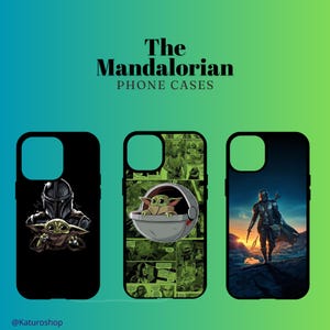 The Mandalorian Phone Case Starwars Din Djarin Show Grugo Cover for iPhone 16e, 15, 14, 13, 12, 11