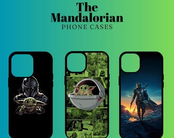The Mandalorian Phone Case Starwars Din Djarin Show Grugo Cover for iPhone 16e, 15, 14, 13, 12, 11