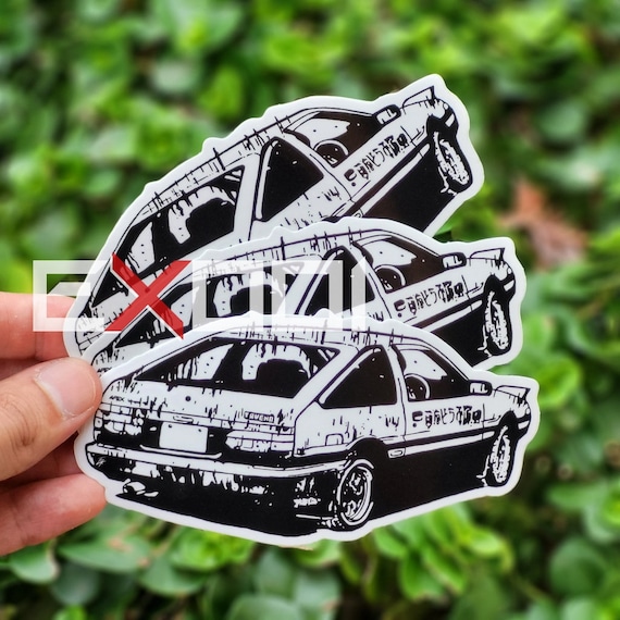 Initial D - anime japan vintage - Initial D - Sticker