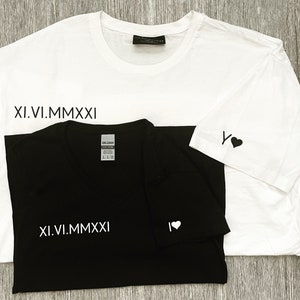 Custom Roman Numeral T-Shirt