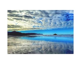 Receding Waters Reflection Canvas Stretched, 1.5''