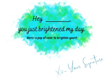 Editable/Printable Business Thank You Card| Package Insert Card| Canva Template