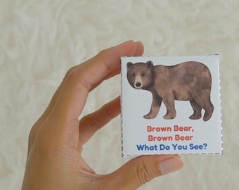 Brown Bear Brown Bear What Do You See by Bill Martin & Eric Carle | Circle Time Story Time, Homeschool Props Toddler and Preschool