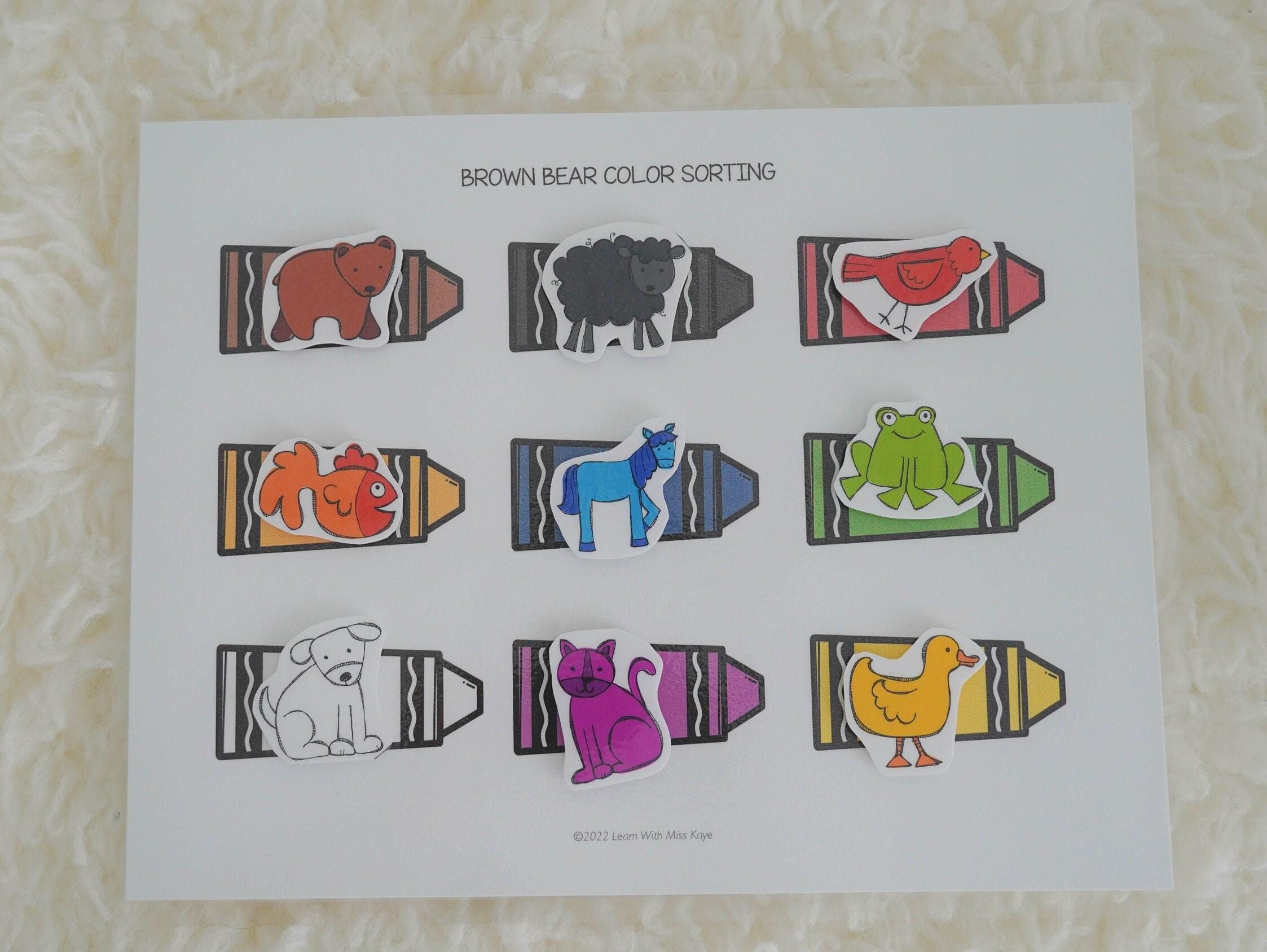 Brown Bear Brown Bear What Do You See Activities Bundle for Toddlers ...