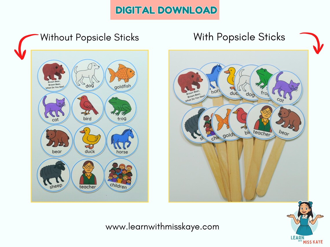 Brown Bear Brown Bear What Do You See Activities | Circle Time Story ...