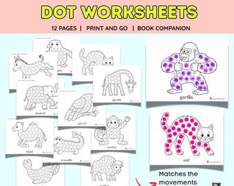 Bingo Dauber Printables | Head to Toe Dot Marker and Sticker Activities for Preschool | Fine Motor for Toddlers & Occupational Therapy