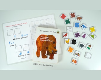 Brown Bear, Brown Bear Activities Story Companion |Adapted Books for Special Education | Speech Therapy | Story Retell Board | Eric Carle