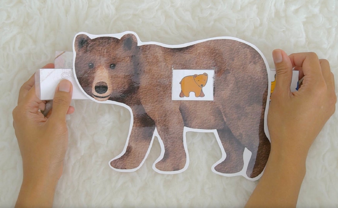 Brown Bear Story Strip: Homeschool Circle Time Prop (digital Download ...