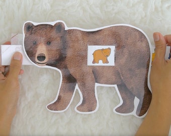 Brown Bear Brown Bear What Do You See STORY STRIP by Bill Martin & Eric Carle | Circle Time Story Time, Homeschool Props Toddler and PreK