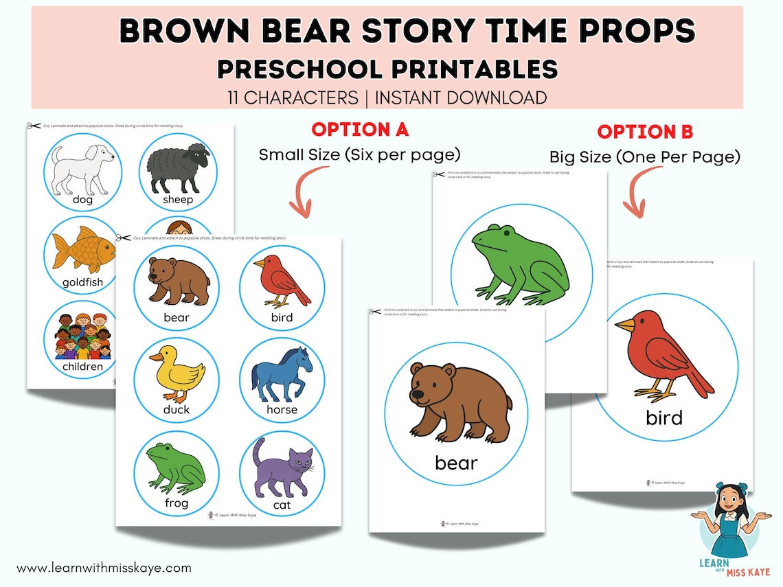 Brown Bear Brown Bear What Do You See Activities | Circle Time Story ...