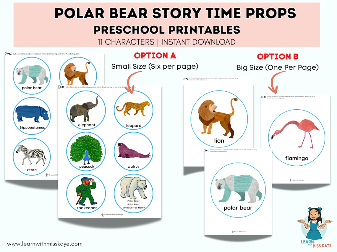 Polar Bear Polar Bear What Do You Hear Activities | Toddler and ...