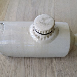Antique Vintage Scottish Govancroft Pottery Glasgow Stoneware Bed Warmer Hot Water Bottle