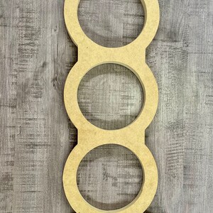 3 Bottle Wine Rack Router Template. Clear Cast Acrylic or MDF ...