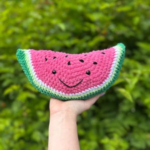 Crochet Watermelon Slice