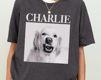 Benutzerdefinierte Haustier Foto Shirt, personalisierte Haustier Shirt, maßgeschneiderte Bild Haustier Shirt, Hunde-Liebhaber-Geschenk, Katzenmutter Geschenk, Haustier-Verlust-Geschenk, Katzen-Shirt, Hund