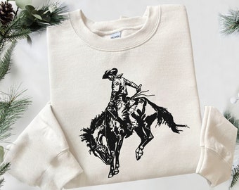 Moletom com estampa Western Cowboys: Presente de Rodeio