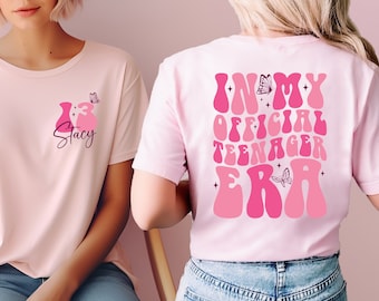 Official Teenager Era Shirt: Custom 13th Birthday Gift