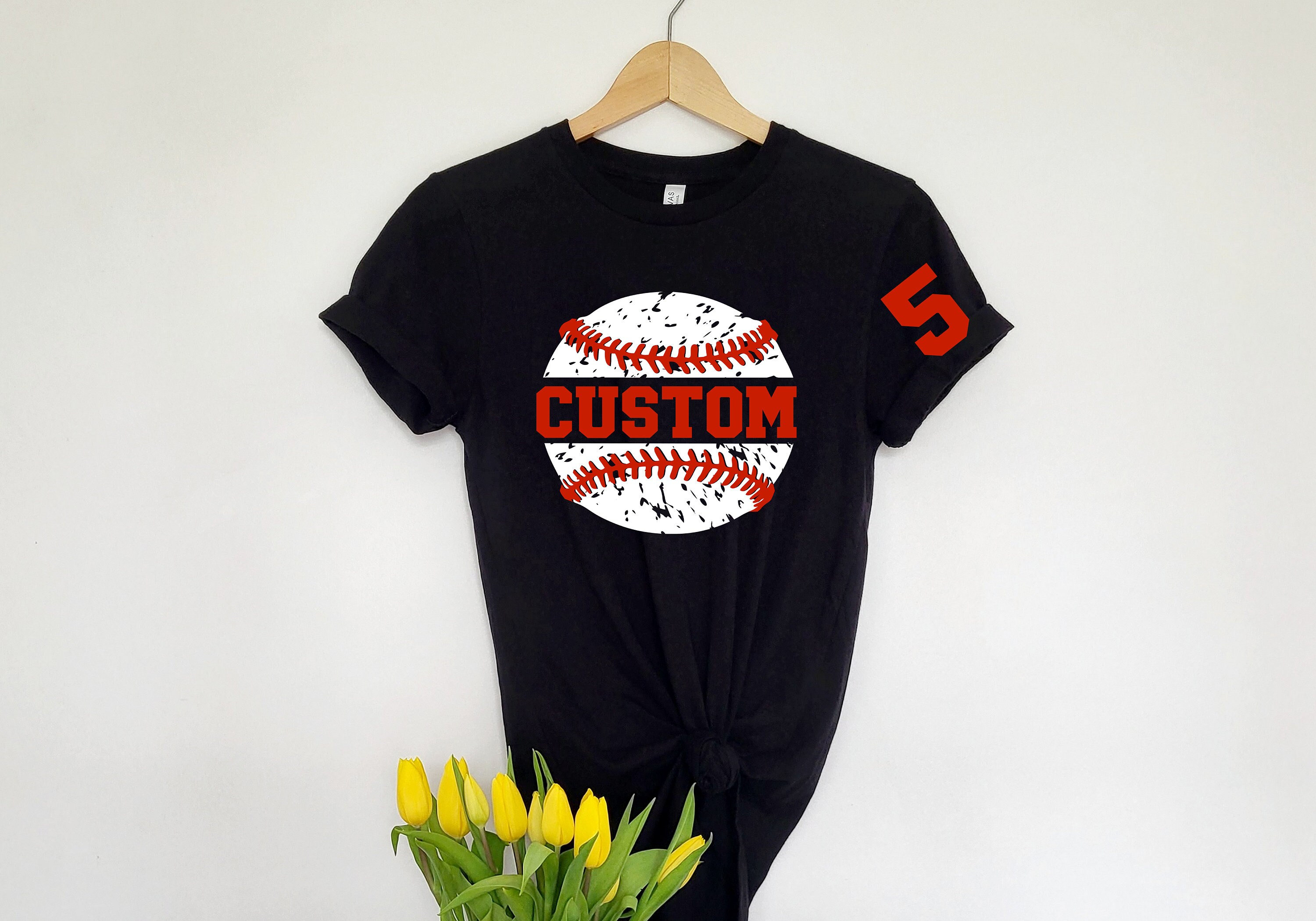 Custom Baseball Shirts, Baseball Numbers Shirt, Personalized Baseball Tees, Baseball Spirit wear, Baseball shirts,Baseball Team,Baseball Tee