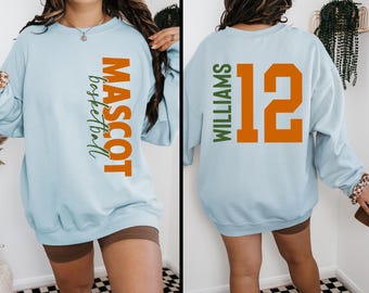 Sweat-shirt personnalisé de l'équipe de basket-ball : nom et numéro personnalisés