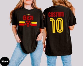 Retro Country Fussball-Trikot, WM 2026 Fan Merch, Comfort Colors Tee
