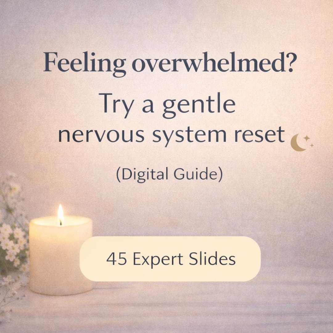 Overwhelmed? Gentle Nervous System Reset & Grounding Guide (digital) - Etsy