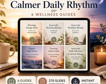 Daily Self-Care Routine Bundle for Calm Morning to Night