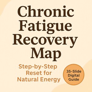 Carte de récupération de la fatigue chronique - Réinitialisation étape par étape (guide numérique de 35 diapositives)