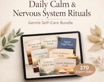 Daily Calm & Nervous System Rituals – Gentle Self-Care Bundle