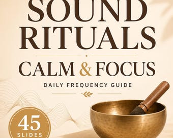 Sound Rituals Guide – Daily Calm, Focus, Balance (Digital Download)