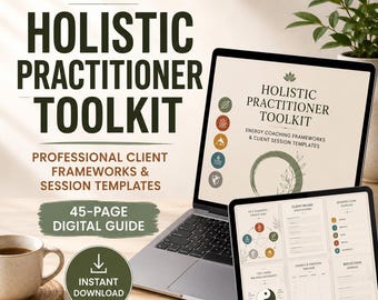 Holistic Coaching Workbook – Practitioner Toolkit & Client Templates