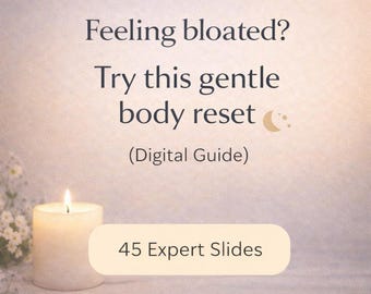 Feeling Bloated or Heavy? Lymphatic Flow Routine for Lightness (Digital Guide)