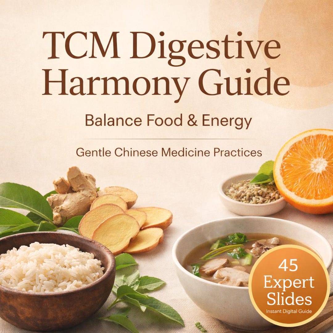 TCM Digestive Harmony Guide – Gentle Food & Energy Balance (45 Slides ...