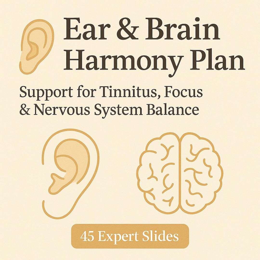 Ear and Brain Harmony Plan – Natural Tinnitus & Focus Support - Etsy ...
