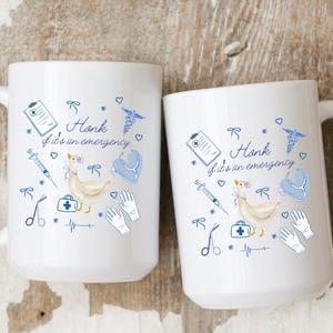 Honk If It&#39;s An Emergency Mug, International Nurses Day Gift, Nurse Graduation Gift, Nurse Appreciation Mug, Nurses Week Gift, ER Nurse Mug