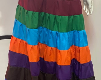 Falda De 9 Colores