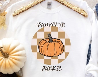Pumpkin Thanksgiving Sweater, Group thanksgiving sweatshirt, Thanksgiving top for her, Funny Fall Pullover, Pumpkin Lover sweatshirt