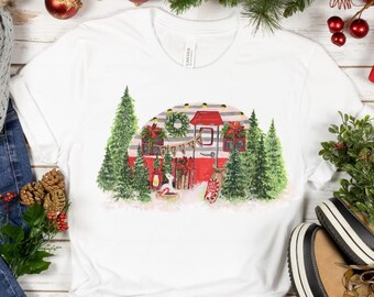 Christmas camper shirt, Christmas van life, Christmas travel, Vintage christmas, Nomad Christmas life, Trailer Park christmas
