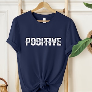 Positive Mind Vibes Life T Shirt, Motivational tee, Positive message Shirt, Inspirational quote, Womens Shirt, Trendy Shirts, Gift for her