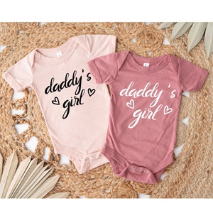 Daddy&#39;s Girl Baby Onesie, Cute Daughter Outfit, Father&#39;s Day Outfit for Daughter, Daddy&#39;s Girl Shirt, Cute Father&#39;s Day Shirt Daughter
