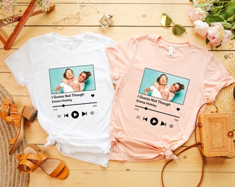 Custom Song & Photo T-Shirt: Personalized Birthday Gift
