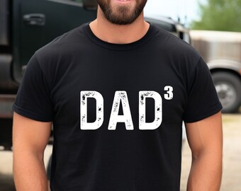 Personalized Dad Shirt With Kids Number, Custom Dad Tshirt, Daddy Shirt for Father’s Day, Fathers Day Gifts, Pregnancy Reveal Tees for Dad