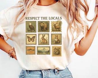Respect Local Wildlife T-Shirt: Comfort Colors National Parks Tee