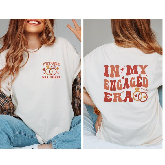 Womens Engaged Af T-Shirt - Bridal And Engagement Gift Womens Engaged Af T-Shirt - Bridal And Engagement Gift