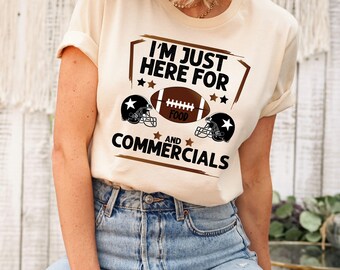 I'm Just Here for The Snacks Sweatshirt: Funny Football Season Sweater