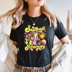 Softball Mama Shirt, Softball Mom Tshirt, Sport Mom Gifts, Softball Game Day, Game Day Shirt, Baseball Mama Shirt, Baseball Season Gift