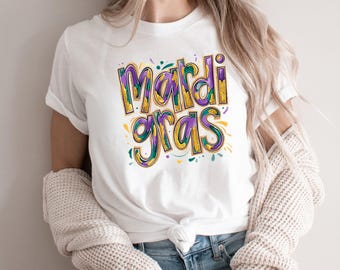 Comfort Colors Mardi Gras T-Shirt: Louisiana Carnival Tee