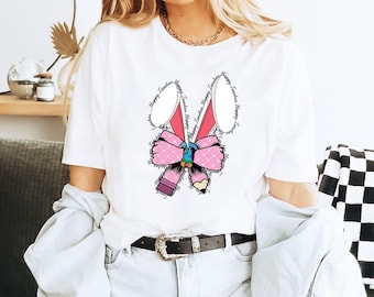 Teacher Easter Shirt: Coquette Bunny Bow Spring Tee