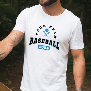 Custom Baseball Shirt, Custom Team Name Baseball Shirt for Man, Custom Baseball Jersey, School Varsity Team Jersey, Baseball Game Day Tee