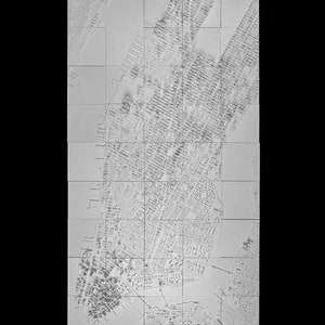 STL Manhattan / New York City / 75 x 135 cm / 47.5 x 85.5 FDM Print File