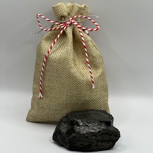 Lump Of Coal Gag Gift / Decoration Kit